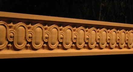 Decorative Wood Moulding-Frieze- Carved Egg and Dart Full