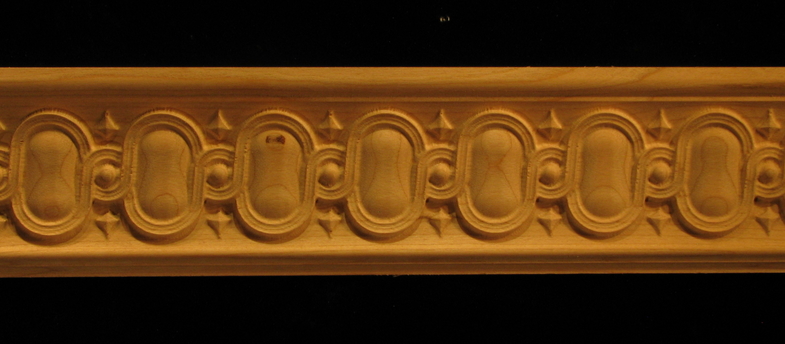 Decorative Wood Moulding - Egg and Dart Full