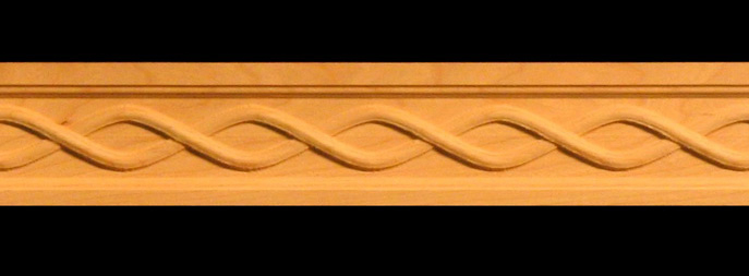 Frieze Moulding - Simple Rope Weave