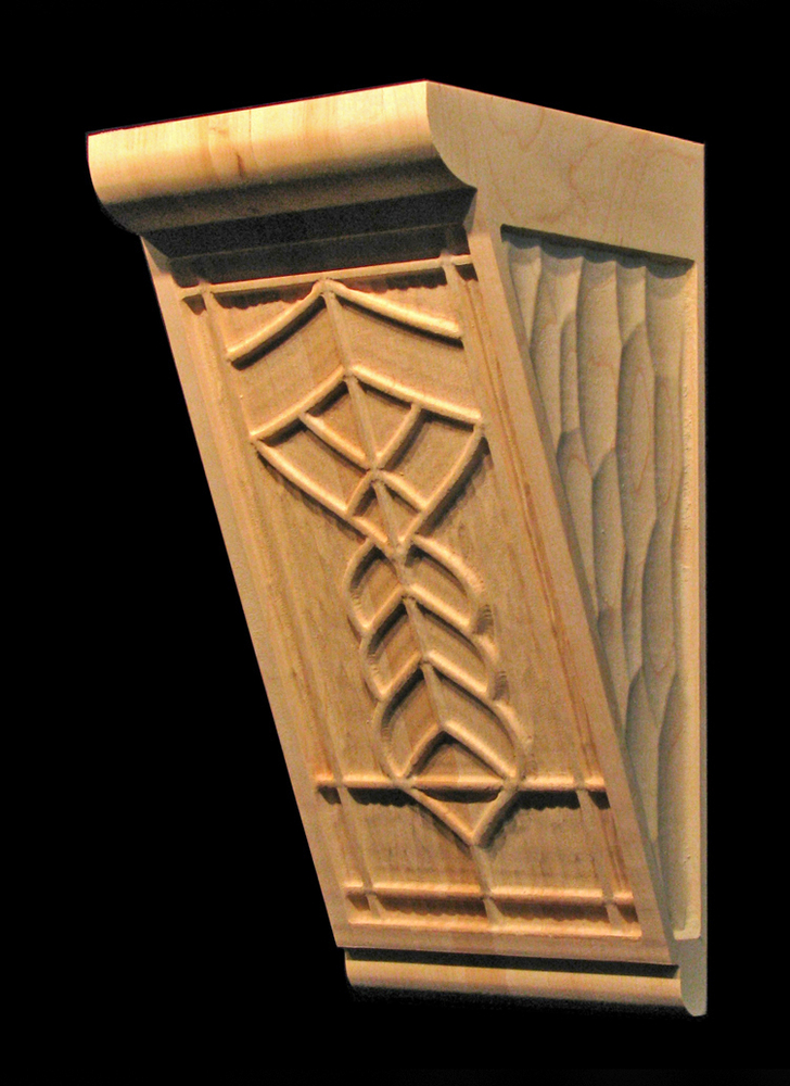 Corbel Craftsman 1 Carved Wood