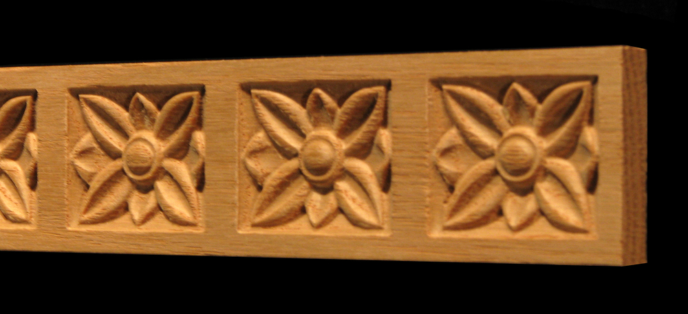 Frieze- Celtic Nouveau Decorative Carved Wood Molding
