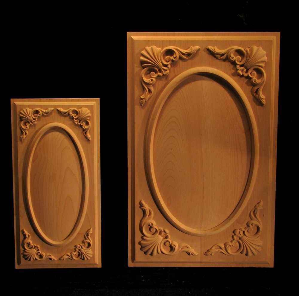 Carved Door Panels - Ovals and Shells | Cabinetry and Doors