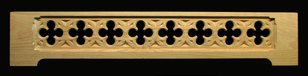 Range Hood Apron Panel - Gothic Quatrefoil