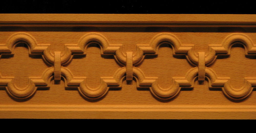 Frieze- Acanthus Whimsey Decorative Carved Wood Molding