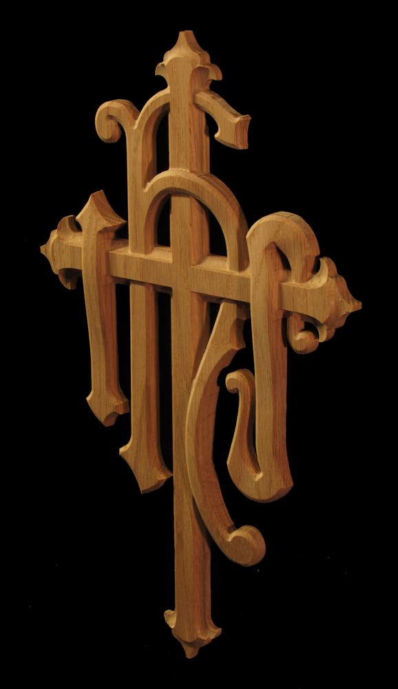 IHS Monogrammed Cross