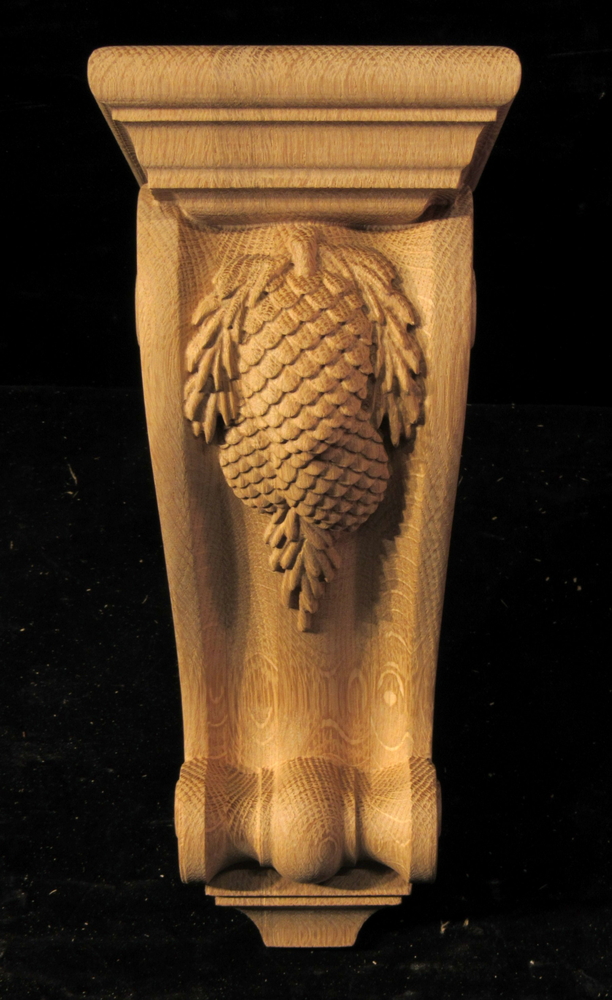 Corbel - Pine Cone - 12T x 5W x 6D