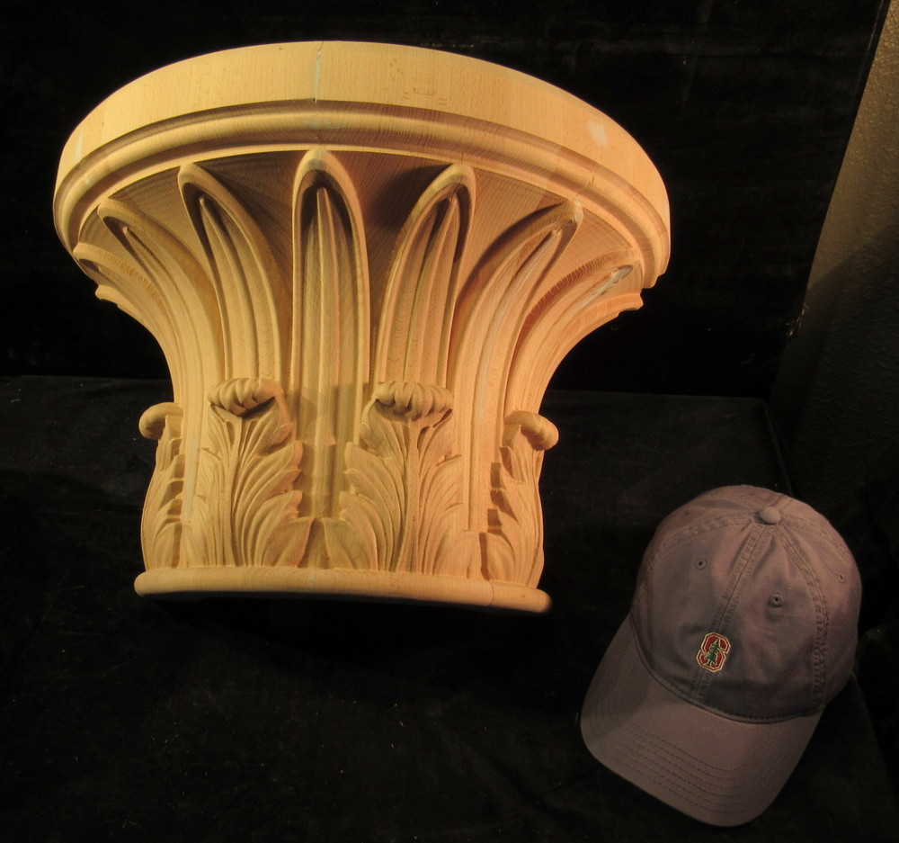 Palm Capital w Acanthus Accents