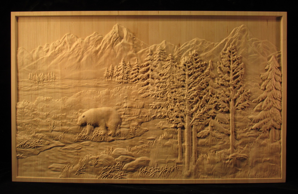 Bear Panel | Animals and Landscape Panels