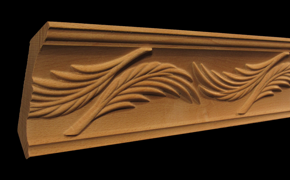 Crown Molding - Palm Leaves #2