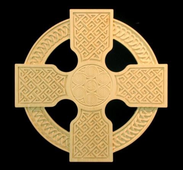 Image Gift - Carved Celtic Ringed Cross, 20