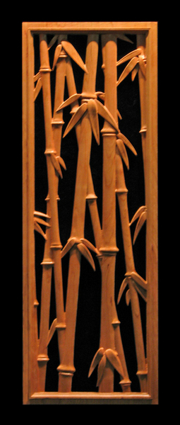 Bamboo Carved Panel