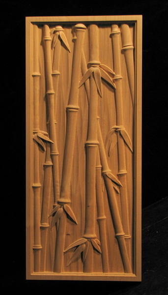 Bamboo Carved Panel