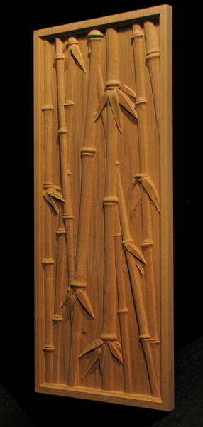 Bamboo Carved Panel