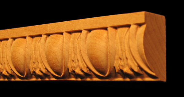 Moulding - Egg And Acanthus Carved Wood