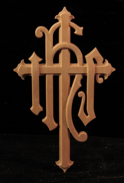 Image IHS Monogrammed Cross