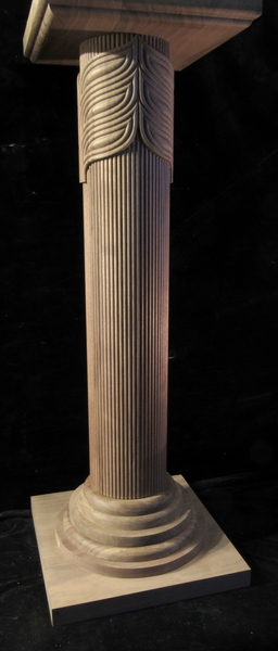 Image Custom Reeded Posts - Flower Stands