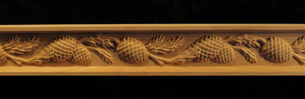 Image Frieze Moulding - Pine Cones